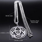 Celtic Trinity Triple Spiral Pendant — Silver