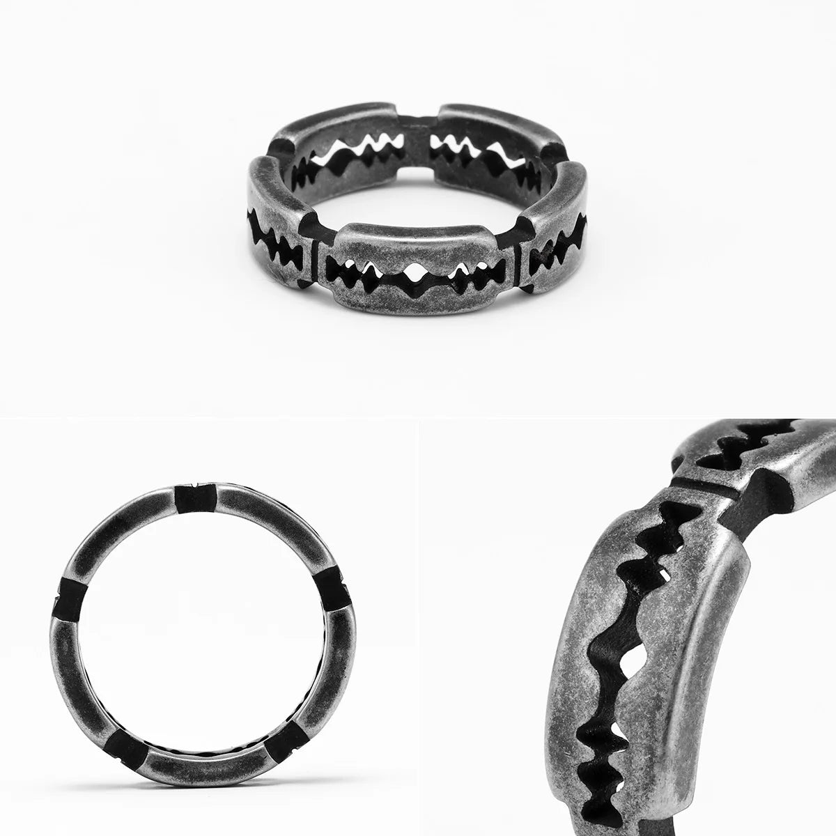 Razor Blade Ring — Stainless Steel
