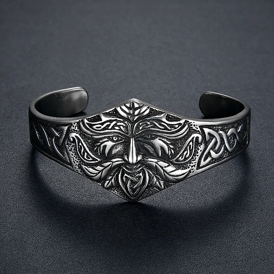 Vintage Norse Viking Bracelet for Men — Stainless Steel