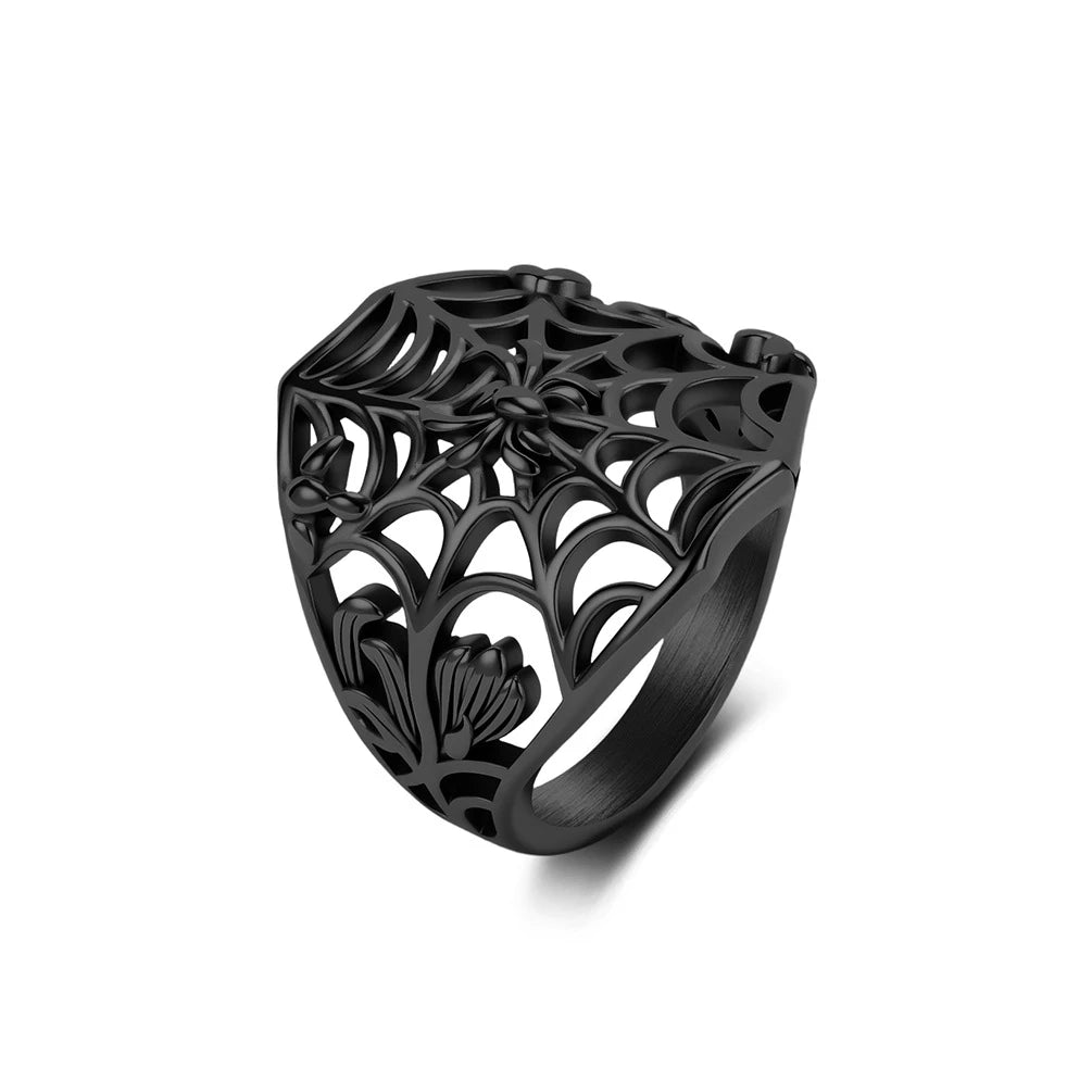 Simple Punk Link Chain Ring — Stainless Steel