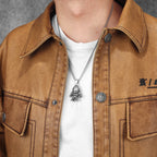 Astronaut Pendant Necklace Stainless Steel