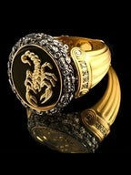 Men's Gothic Punk Scorpion Ring, Unique Rings, All Seasons Wear Fashionable Wedding Engagement Party Jewelry Gift, 1pcs