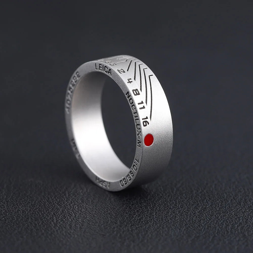 Camera Lens Ring — 925 Silver