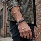 Viking Eagle Vintage Punk Bracelet for men stainless steel fashion Jewelry hippop street culture