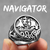 Lighthouse Ocean Ring — Stainless Steel