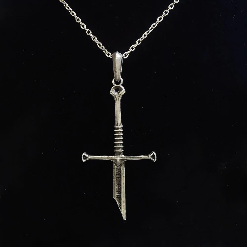 Narsil Broken Sword Pendant Necklace