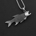 Fish Stainless Steel Pendant Necklace