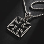 Male Black Plated St Peter's Inverted Cross Pendant Necklace for Men Stainless Steel Choker Crux de Sanctus Petrus