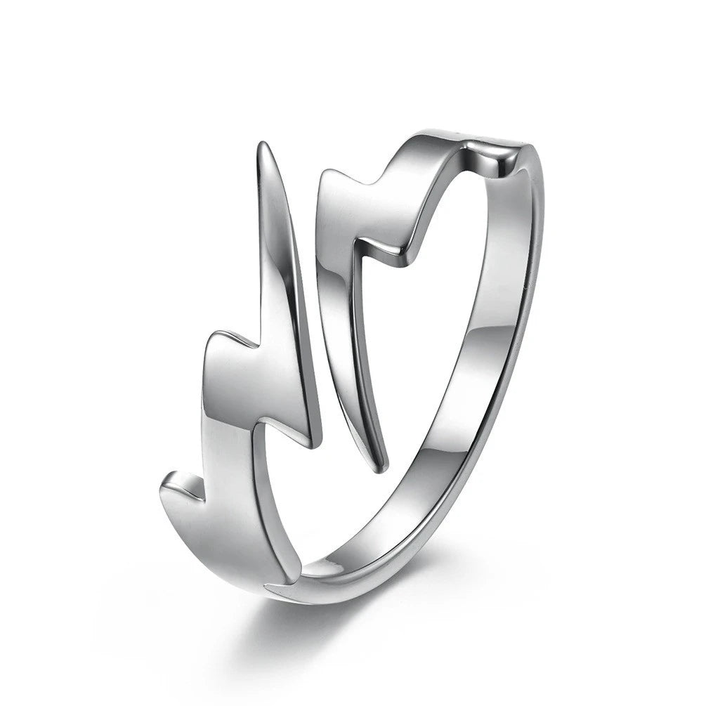 Simple Punk Link Chain Ring — Stainless Steel