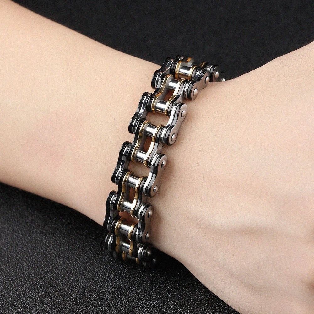 Bike Motorcycle Chain Man Bracelet for Men Bikers' Jewellery