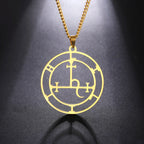 Sigil of Lilith Demon Seal Pendant — Stainless Steel