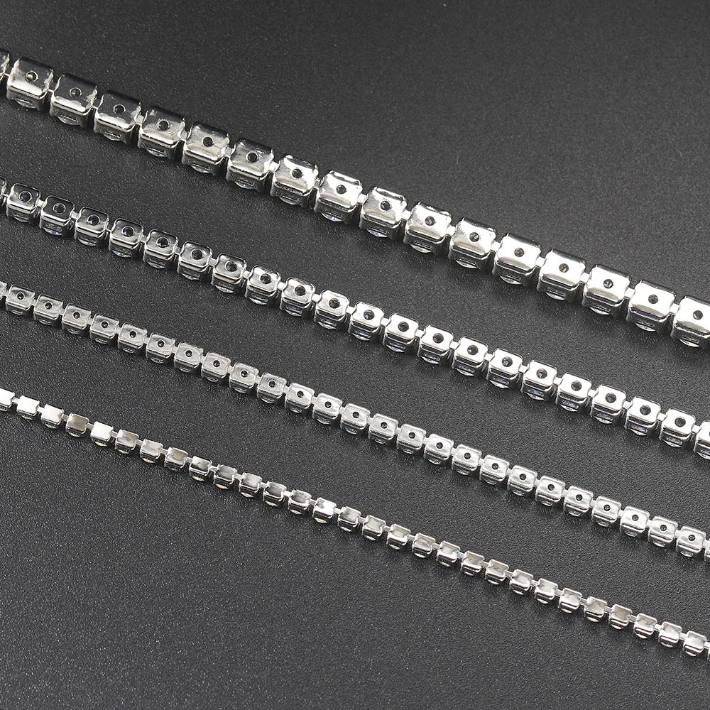 Iced Out Tennis Bracelet Stainless Steel 3/4/5MM