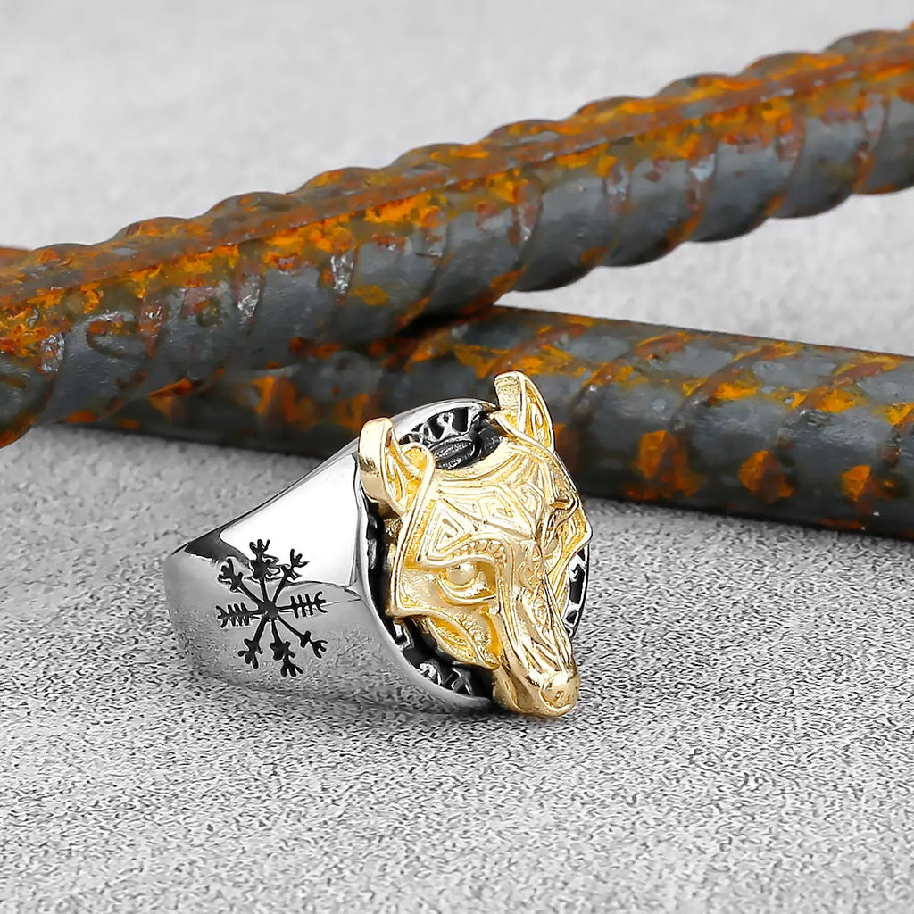 Ring Viking Wolf Stainless Steel