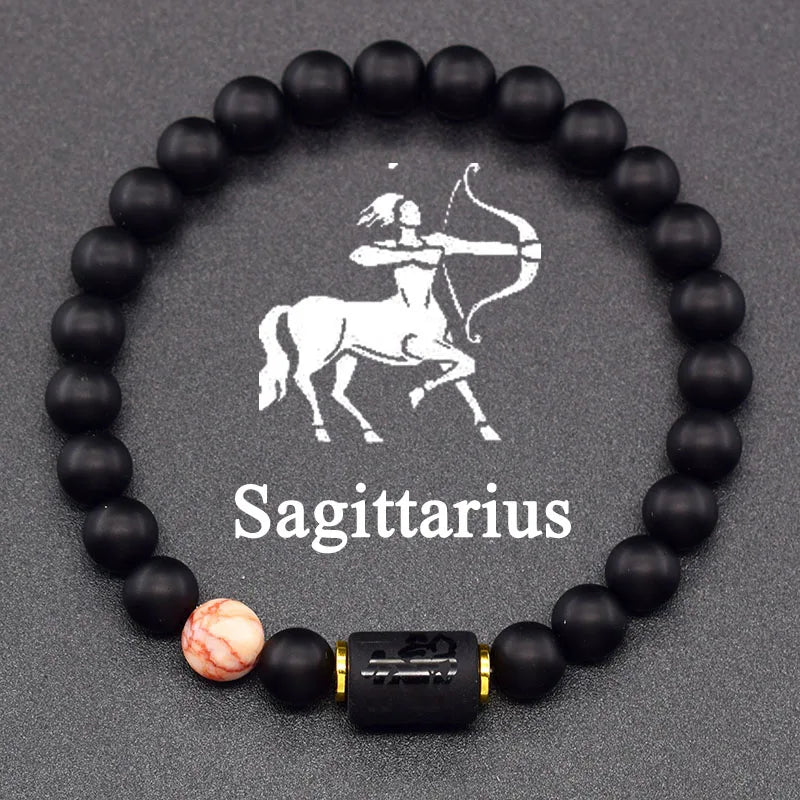 12 Zodiac Signs Bracelet Homme 12 Constellation Jewelry for Women Scorpio Gemini Sagittarius Bracelet Friendship Gift Whoelsales