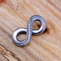 Fashion Silver Color 8 Infinity Shape Pendant for Men Women's Cool Punk Sweater Pendant Unisex Party Jewelry Accessories