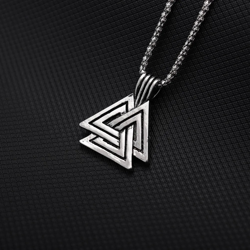 Odin Rune Viking Pendant Necklace
