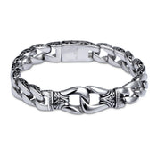 Engraved Stainless Steel Bracelet