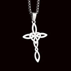 Sun Moon Star Trinity Pendant Necklace
