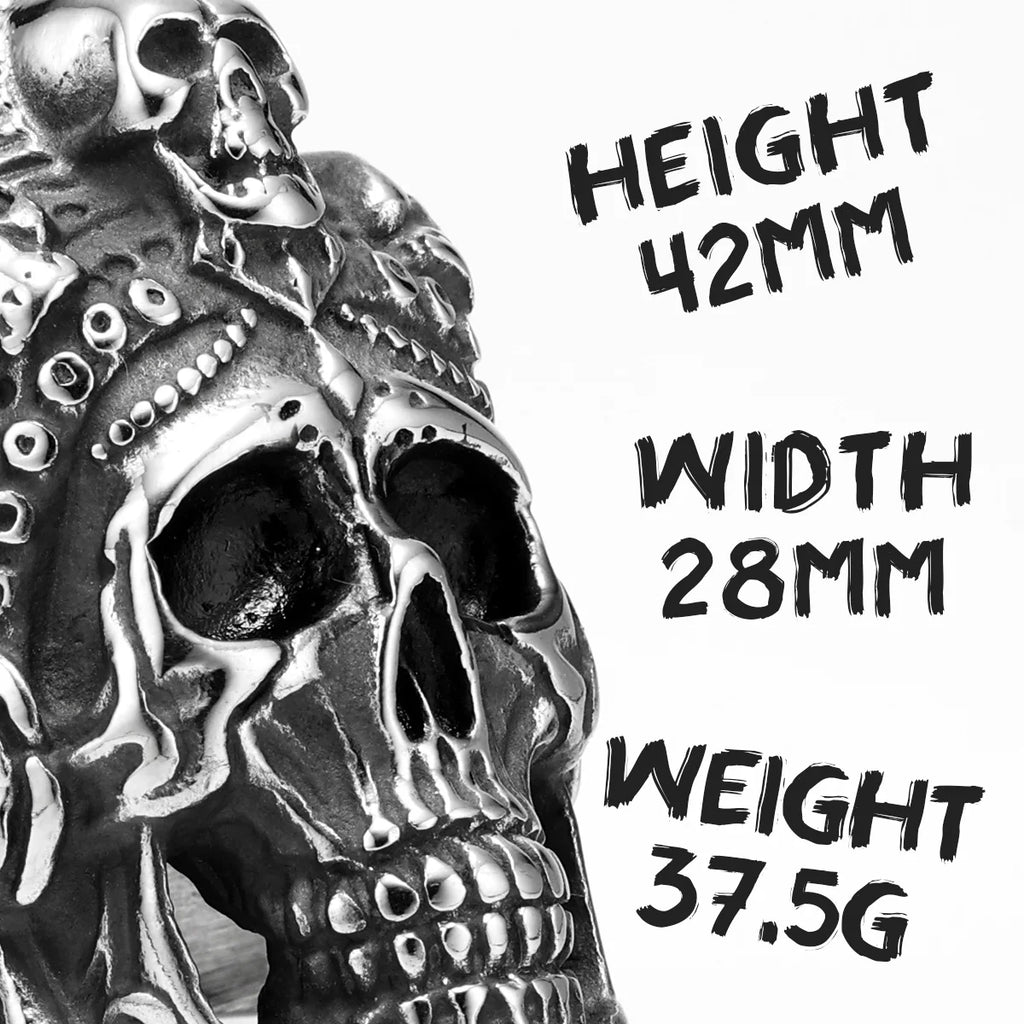 Death Skull Ring — Stainless Steel