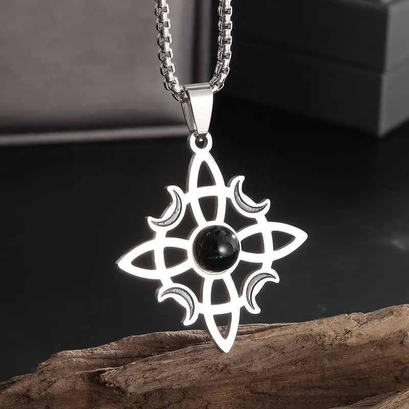 Celtic Trinity Knot Pendant Necklace — Zinc Alloy