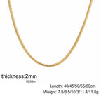 Skyrim Round Snake Chains Stainless Steel Necklace Men Women 40/45/50/55/60cm Length Unisex Hip Hop Punk Jewelry Gifts