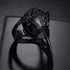 New Design Skull Crow Skull Ring Woodpecker Bird Men's Ring Punk Stylish Jewelry