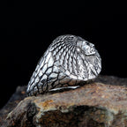 Indian Chief Biker Ring — 925 Silver