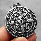St. Benedict Pendant Necklace — Stainless Steel