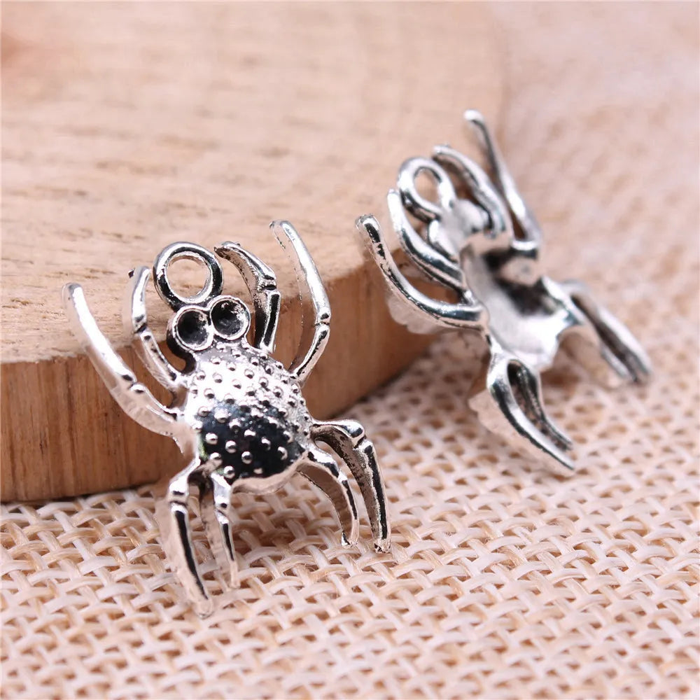 Boho Spider Web Charms Pendant Female Jewelry Bulk Cheapest Items