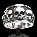 Skull Ring — Gothic Punk Alloy