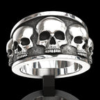 Skull Ring — Gothic Punk Alloy