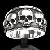 Skull Ring — Gothic Punk Alloy