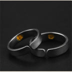 Classic Gold Clover Leaf Ring For Men Jewelry Top Quality Silver 925 Ring Open Size Male Index Finger Accessories