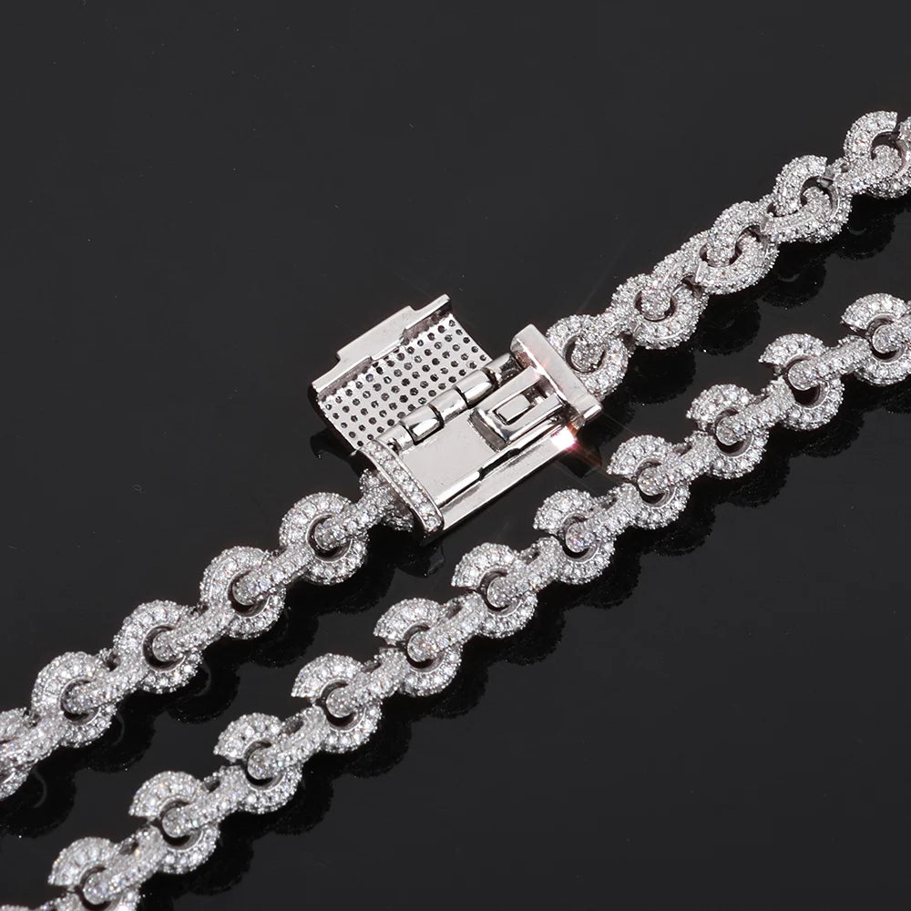 Iced Out Cuban Necklace Stainless Steel O-Chain