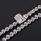 Iced Out Cuban Necklace Stainless Steel O-Chain
