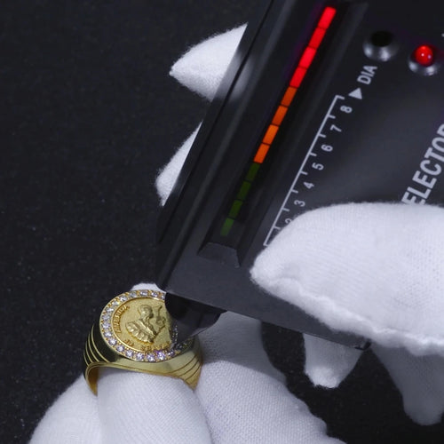 18K Gold 925 Silver Moissanite Ring Iced Out