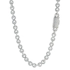 Iced Out Cuban Chain Necklace Stainless Steel 6MM