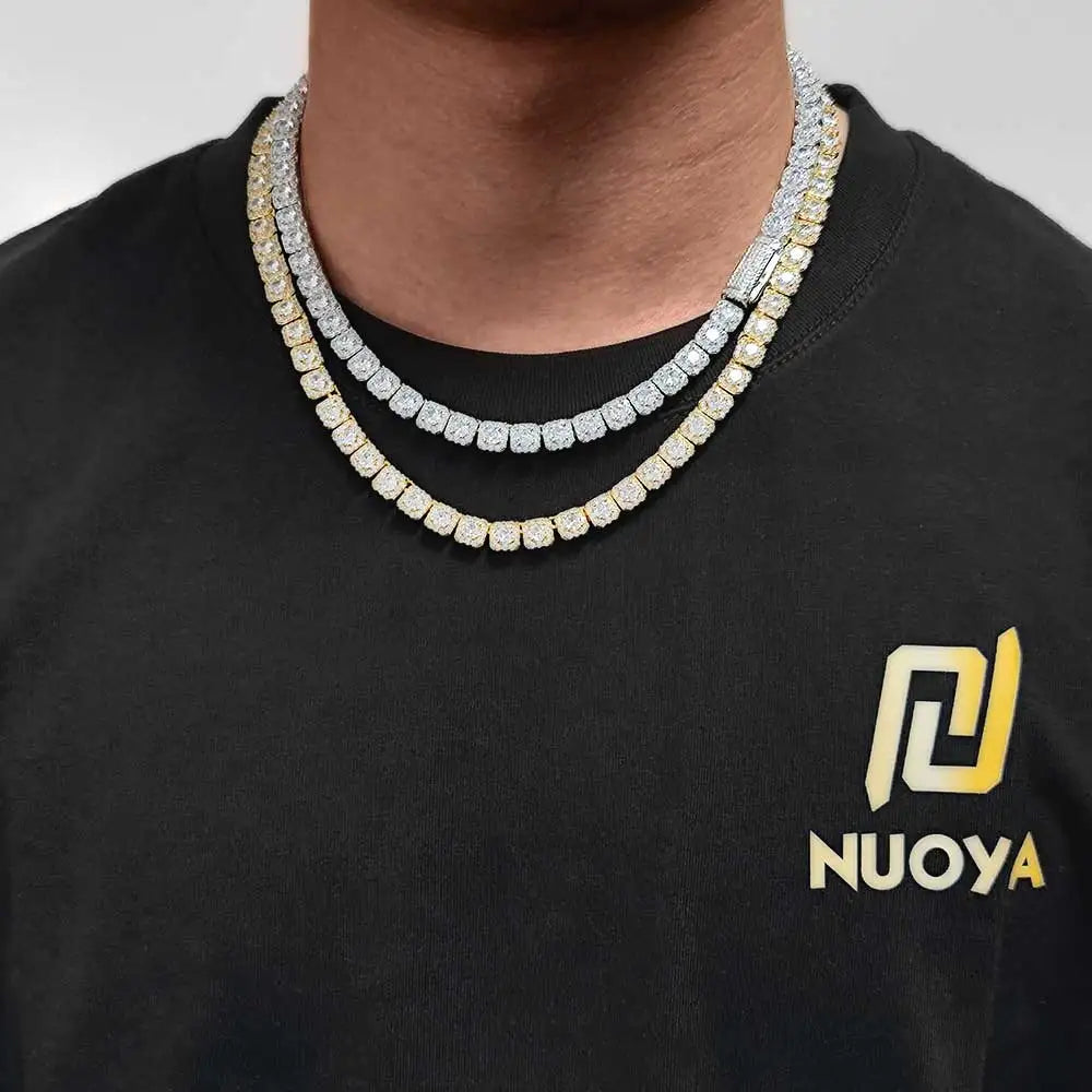 Tennis Chain Necklace Stainless Steel 7/10/12MM