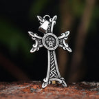 Fashion 316L Stainless Steel Armenian Orthodox Cross Pendant Necklace Party Chain Couples Jewelry Gifts For Man Women