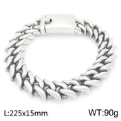 Polished Cuban Gold Bracelet 15mm