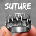 Suture Ring Stainless Steel Retro