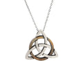 Celtic Trinity Knot Pendant Necklace — Zinc Alloy