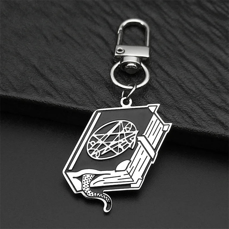 Occult Sigil Silver Pendant Cthulhu Mythos Necronomicon