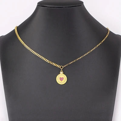 Nidin 8 Styles Double Layers Geometric Delicate Lightning Necklaces for Women Zircon Jewelry Charms Thunder Bolt Pendant Gifts