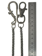 Unique Punk gunmetal black biker jean pants snake basket chain eagle belt clip swivel claw clip keychain EDC gift
