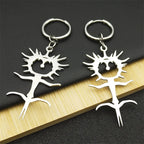 Ghost Silver Earrings Gothic Ghostemane Drop Long