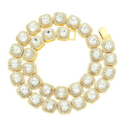Tennis Stainless Steel Chain 12MM CZ Bling