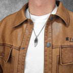 Cross Skull Pendant Necklace Stainless Steel