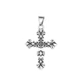 Fashion 316L Stainless Steel Christian Cross Necklace For Men Women Hip Hop Cool Religious Charm Pendant Punk Jewelry