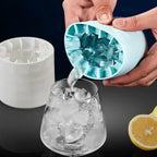 Ice Bucket Cup Mold Ice Cubes Tray Food Grade Quickly Freeze Silicone Ice Maker Creative Design Ice Bucket Whiskey Beer